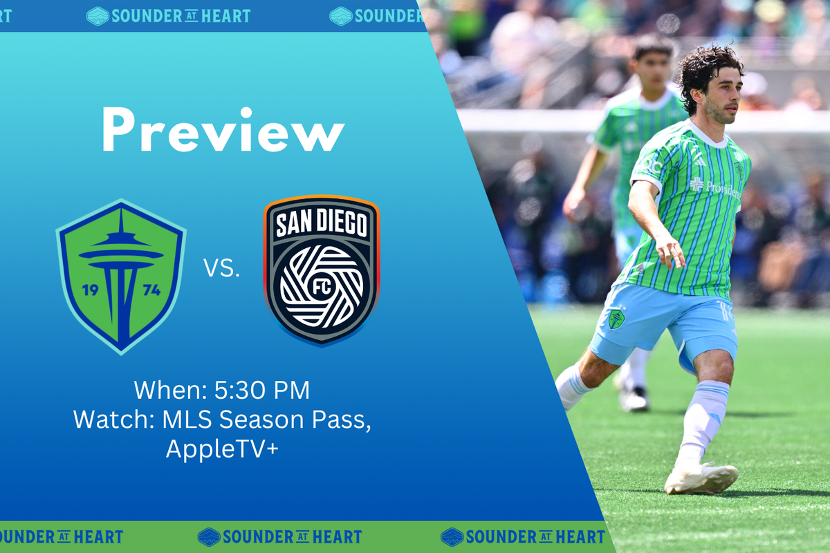 Sounders vs. San Diego FC, stream: Lineup, kickoff, updates