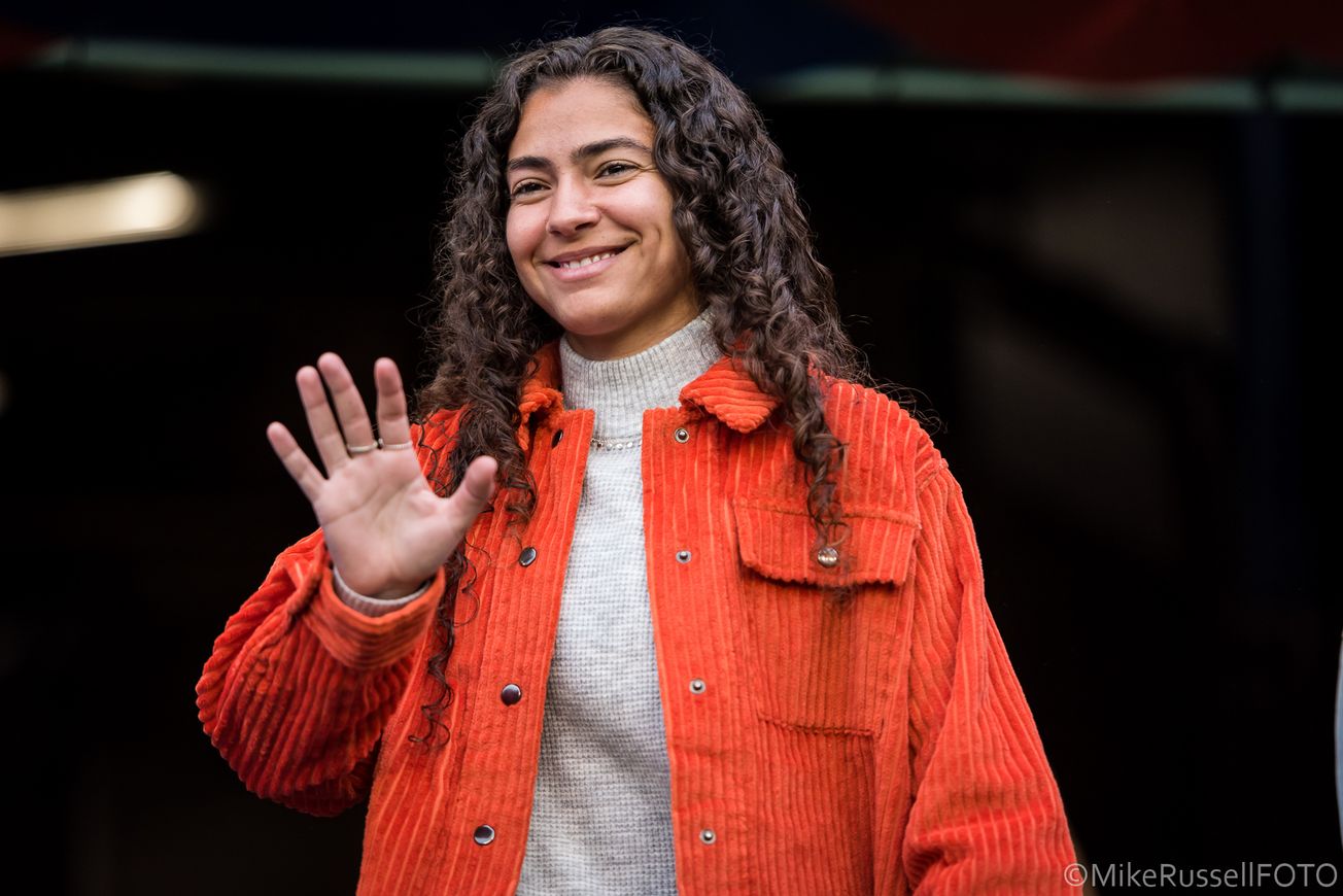 Angelina was surely smiling like this when she subbed on for her first regular-season action of the year.