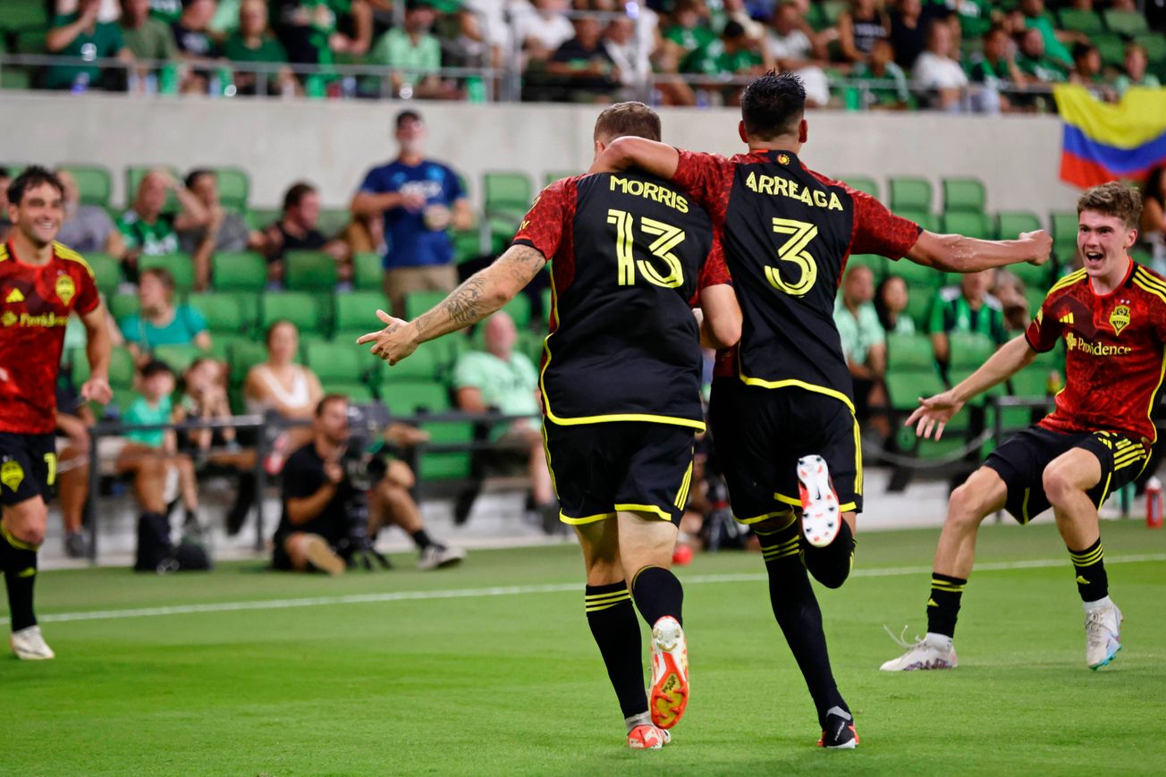 Sounders claim three points late in Austin