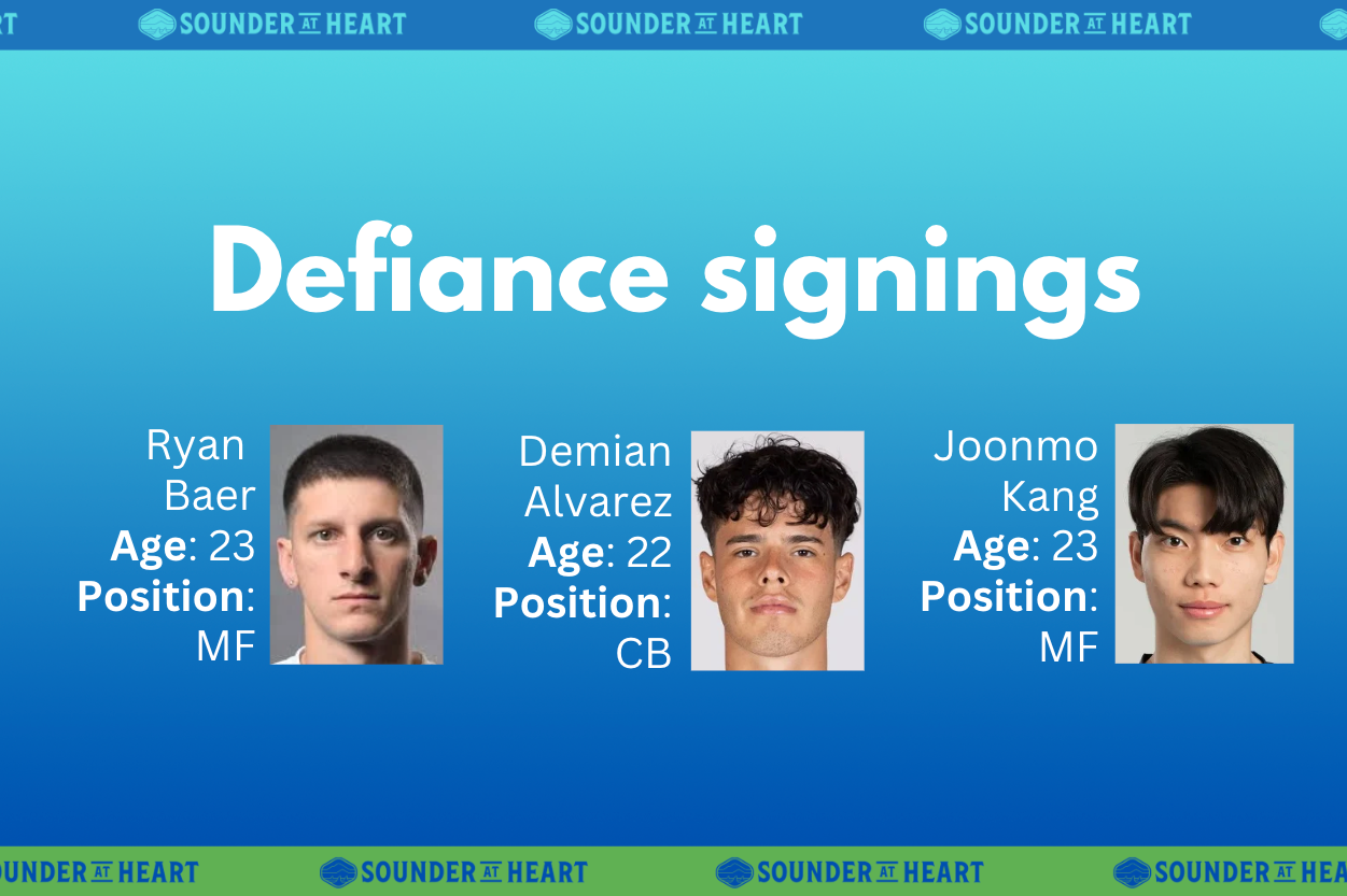 Defiance sign two SuperDraft picks, South Korean winger