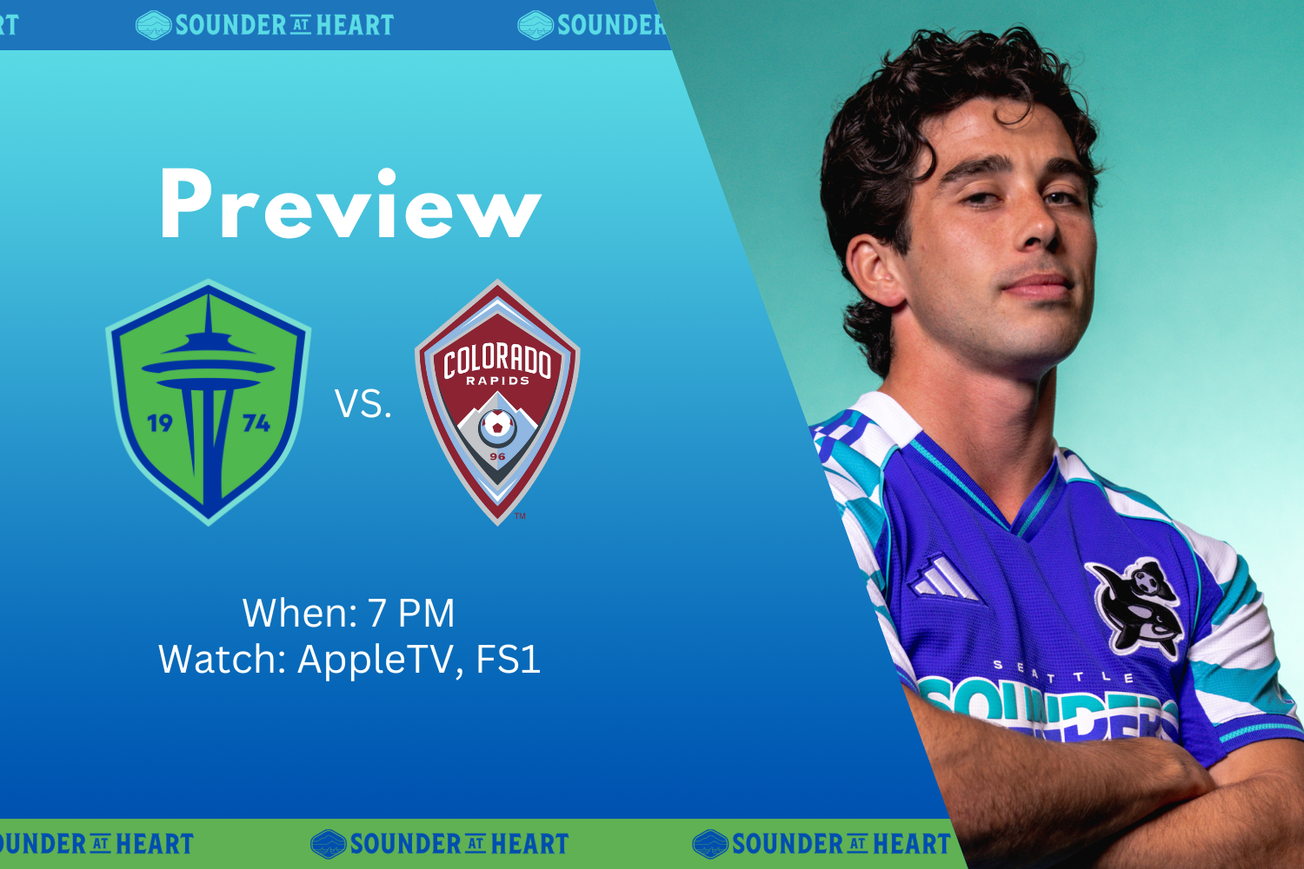 Sounders vs. Rapids: Gamethread