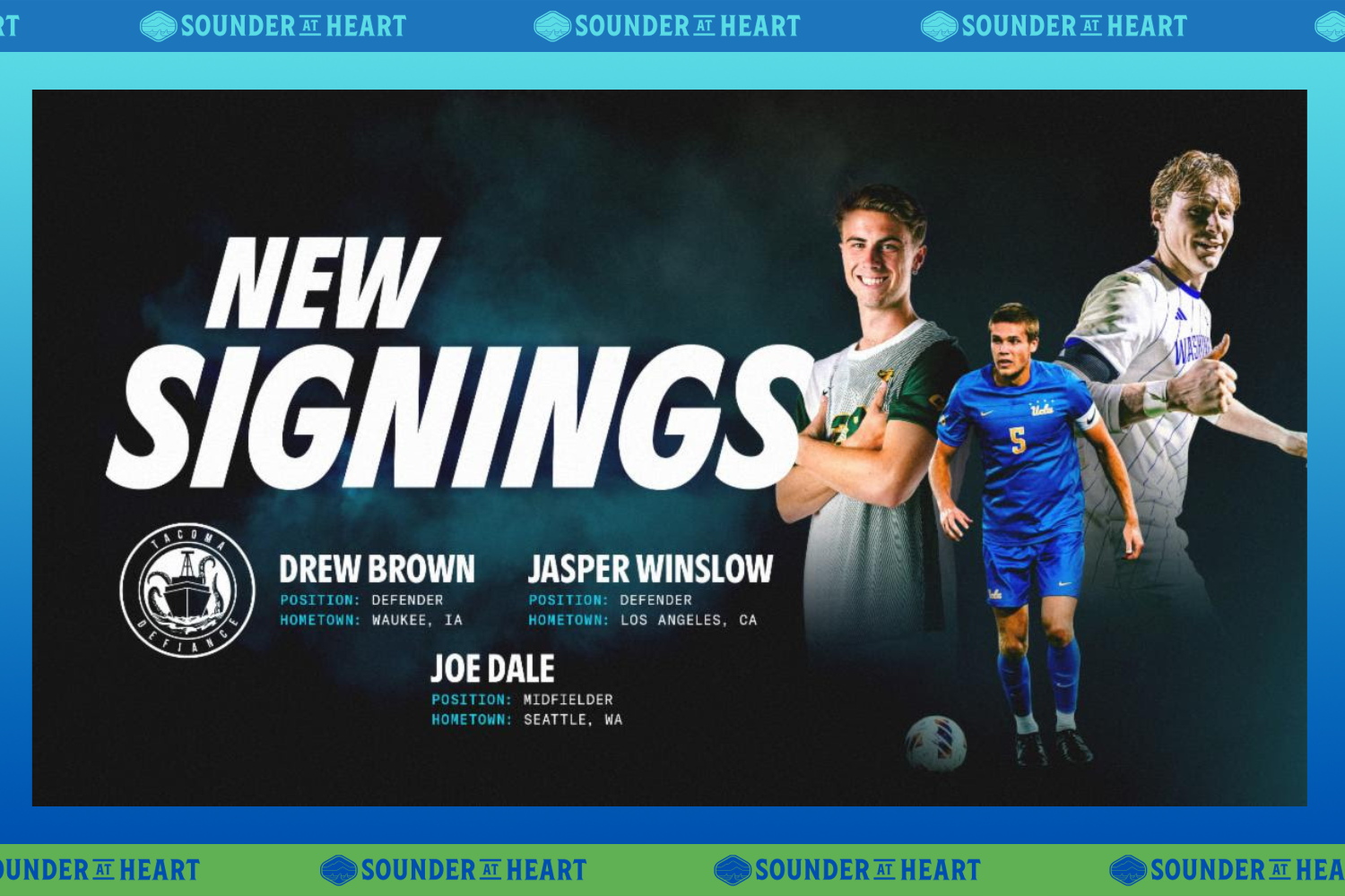 Joe Dale among three Defiance signings from college