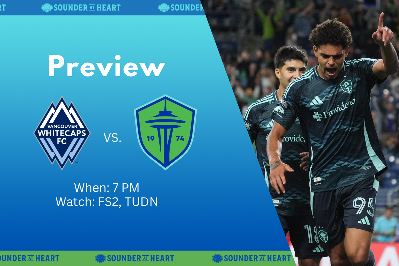 Whitecaps vs. Sounders, livestream: Kickoff, lineups, updates