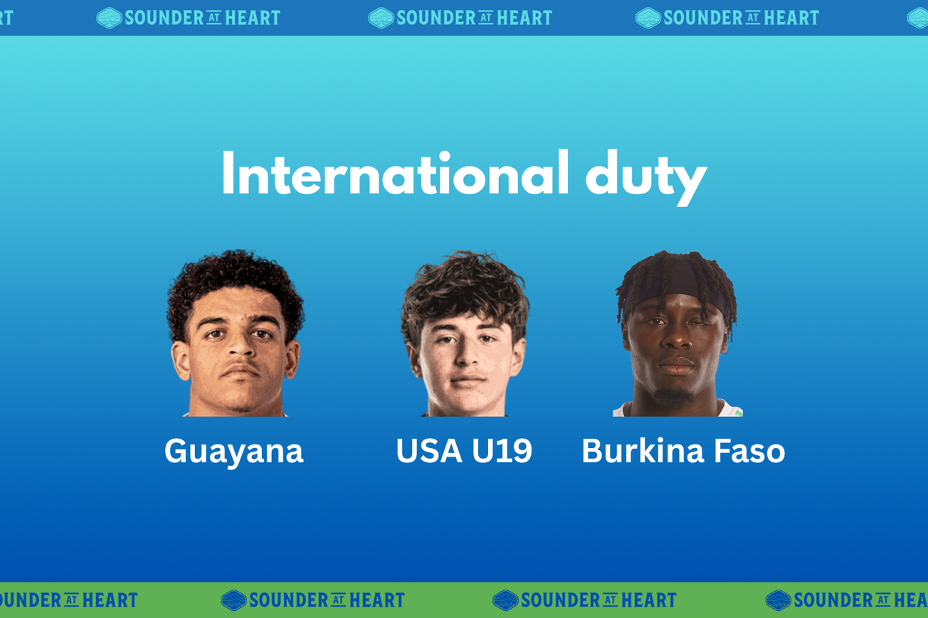Sounders called into international duty